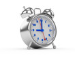 Shiny alarm clock with work day start time
