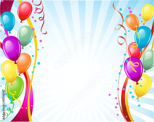 Vector: Party card Party card
