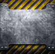grunge metal plate