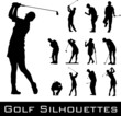 Golf Silhouetten