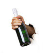 Sekt durch die Wand Sekt durch die Wand