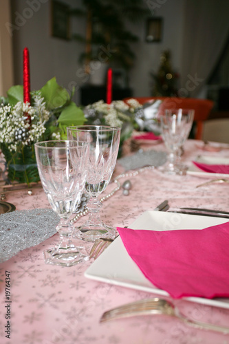 Photo: Table préparée Table préparée