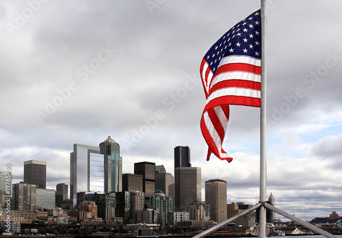 Photo: Stars and Stripes over Seattle Stars and Stripes over Seattle