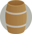 wooden barrel