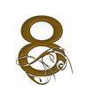 Number 8 gold
