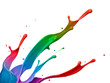 colorful paint splash