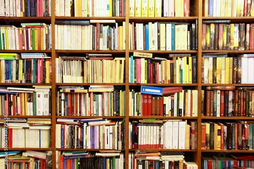 Foto: Library, Bücherwand, Buchgeschäft, Buchladen, Spanien Library, Bücherwand, Buchgeschäft, Buchladen, Spanien