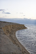 falaise de sable naturelle