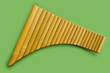 Panflöte in grün