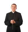 Foto: Cheerful young priest Cheerful young priest