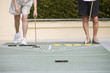 Playing Shuffleboard