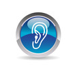 Icone oreille - Picto ear