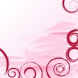 Watercolor in pink, spring abstract background