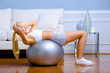 Young Woman Exercising