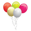 colorful ballon set
