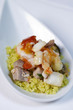 misto di pesce su cous cous