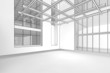 Empty Blueprint Interior
