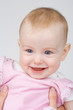 Little girl in pink.