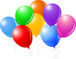 Eight Beautiful Party Balloons Eight Beautiful Party Balloons