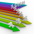 Runners on Colored Arrows Runners on Colored Arrows