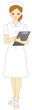 看護師　カルテ　イラスト