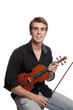 Young male with violin