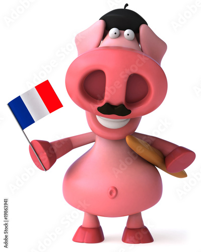 Illustration: Cochon francais Cochon francais