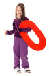 Letter "O" girl