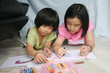 Girls drawing