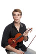 Young male with violin