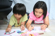 Girls drawing