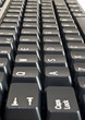 Black computer keyboard