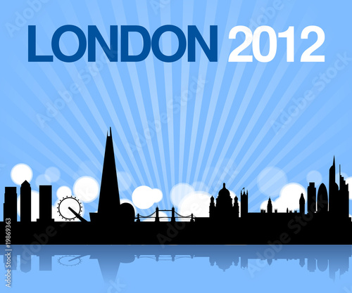 london skyline vector. london 2012 future skyline