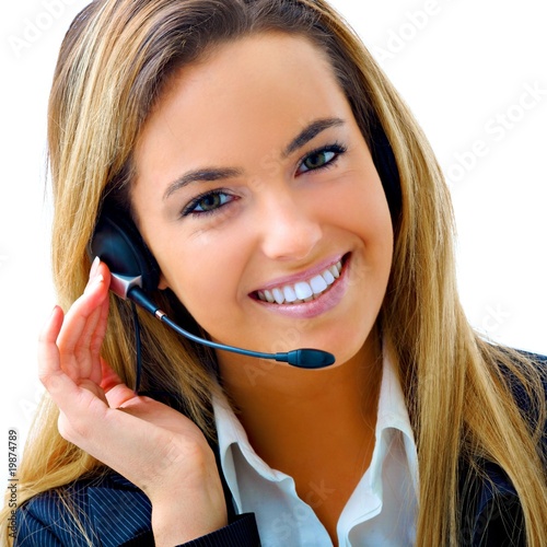 Foto: young blond assistant young blond assistant