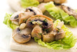 Panini mit Pilzen