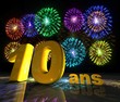 Joyeux anniversaire avec feu d'artifice Joyeux anniversaire avec feu d'artifice