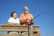 Senior Couple Fishing Trip