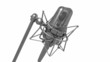 Professional microphone & white background / Alpha channel Professional microphone & white background / Alpha channel