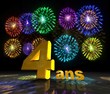 Joyeux anniversaire avec feu d'artifice Joyeux anniversaire avec feu d'artifice