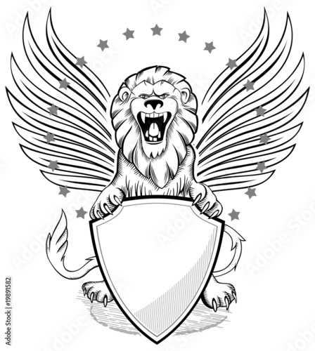 Wsus2 Search Results. Roaring Winged Lion with