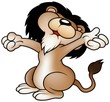 Lion - cartoon illustration