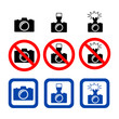 icons of cameras - vector icons of cameras - vector
