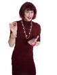 A man dressed as a woman A man dressed as a woman