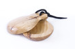 Castanets on a white background Castanets on a white background