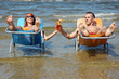 Photo: Love couple on the sea Love couple on the sea