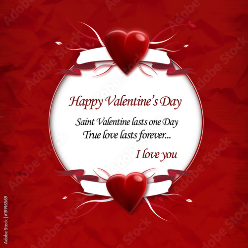  Valentines  Quotes on Saint Valentine   S Day Love Message Quote Template Illustration