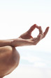 Foto: Female hand in yoga pose Female hand in yoga pose