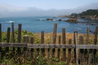 Holzzaun in Mendocino, Kalifornien - USA