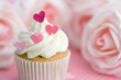 Valentine cupcake