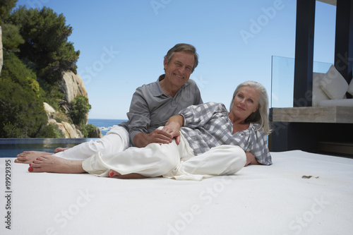 Photo: Couple relaxing Couple relaxing